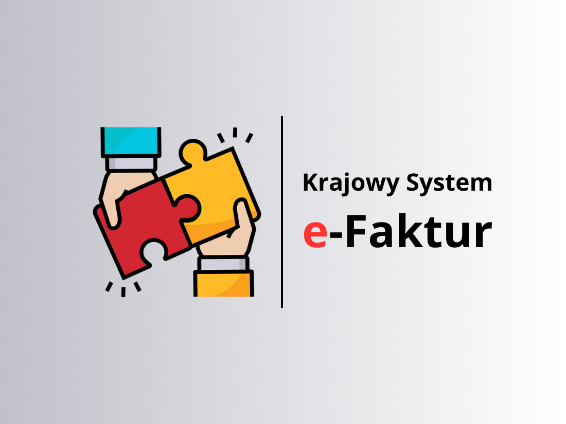 Grafika symbolizująca integrację z systemem KSeF